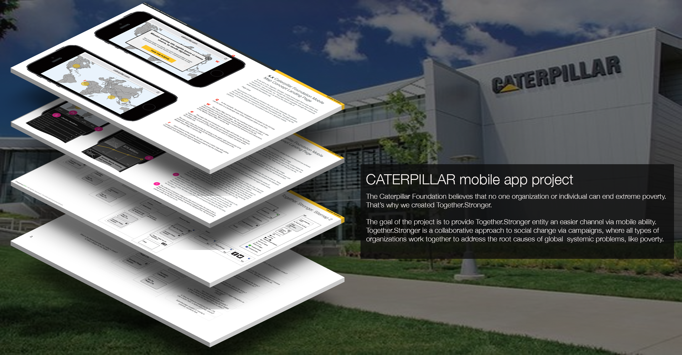 Caterpillar UX responsive portal